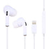 8 Pin In-ear Wired Earphone with Mic, Cable Length: about 1.2m