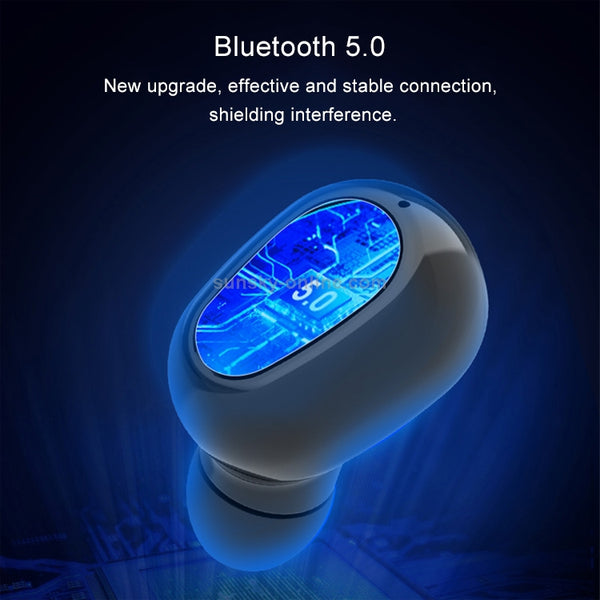 L21 9D Sound Effect Bluetooth 5.0 Wireless Bluetooth Earphone with Charging Box, Support f...(White)