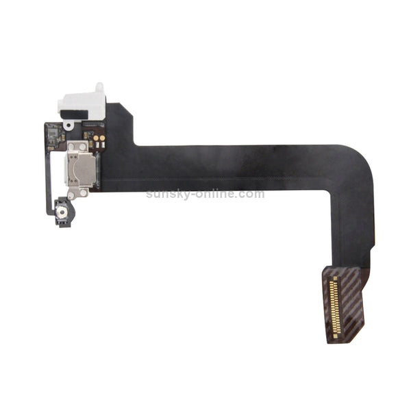 Charging Port Audio Flex Cable for iPod Touch 6 (White)