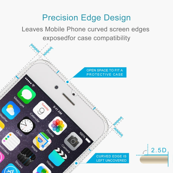 2.5D Non-Full Screen Tempered Glass Film For iPhone 8 7 6 6S