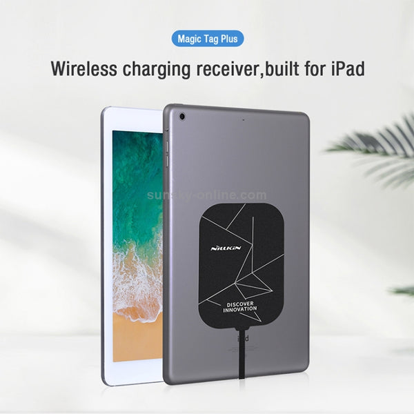 For iPad mini 7.9 inch Short Magic Tag Plus QI Standard Wireless Charging Receiver ...