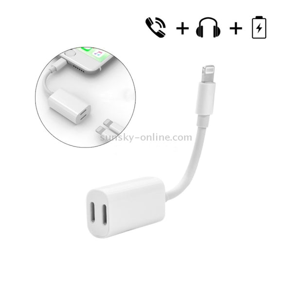 8 Pin Male to 8 Pin Female Sync Data Charger & 8 Pin Female Audio Adapter, Support iOS 10.3.1 or ...