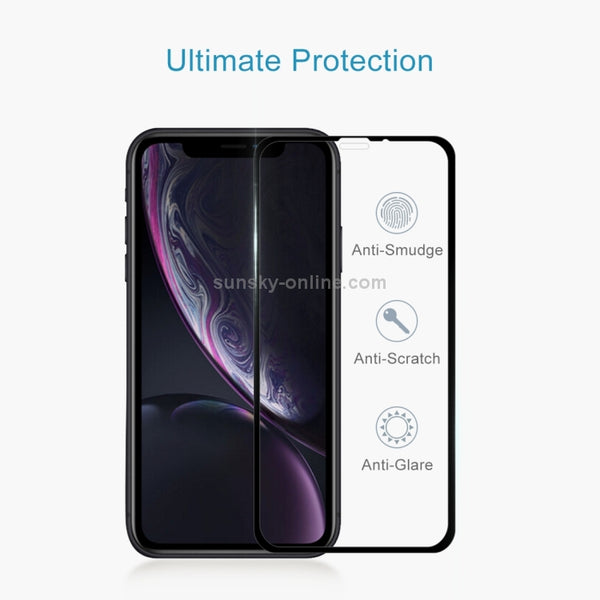 For iPhone 11 XR 2pcs 9H 10D Full Screen Tempered Glass Screen Protector