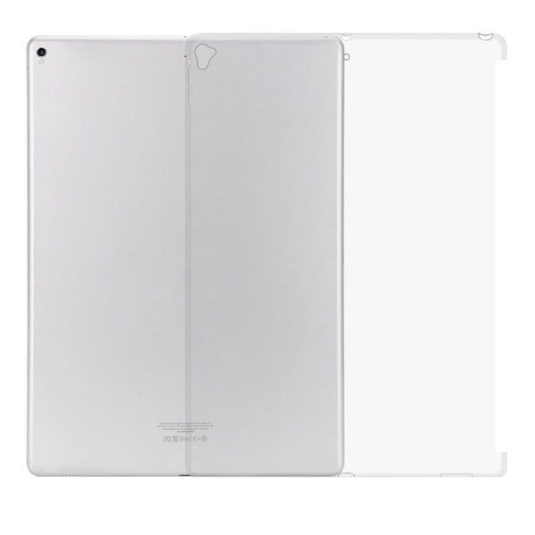 For iPad Pro 12.9 inch (2017) Transparent TPU Chipped Edge Soft Protective Back Cove...(Transparent)