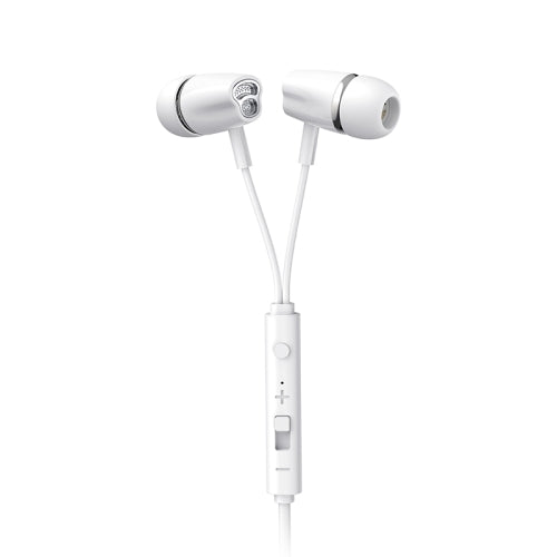 JOYROOM JR-EL114 3.5mm Plug In-Ear Wired Control Earphone (White)