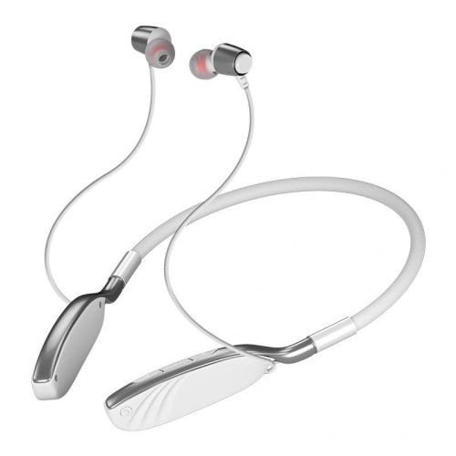 D01 Bluetooth 5.0 Hanging Neck Sports Wireless In-ear Bluetooth Earphone (Silver)