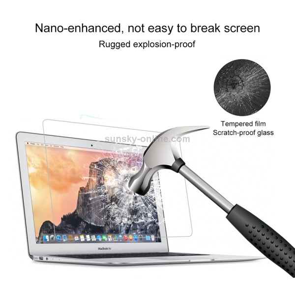 9H Surface Hardness HD Explosion-proof Tempered Glass Film for MacBook Pro Retina 15.4 inch (A1398)