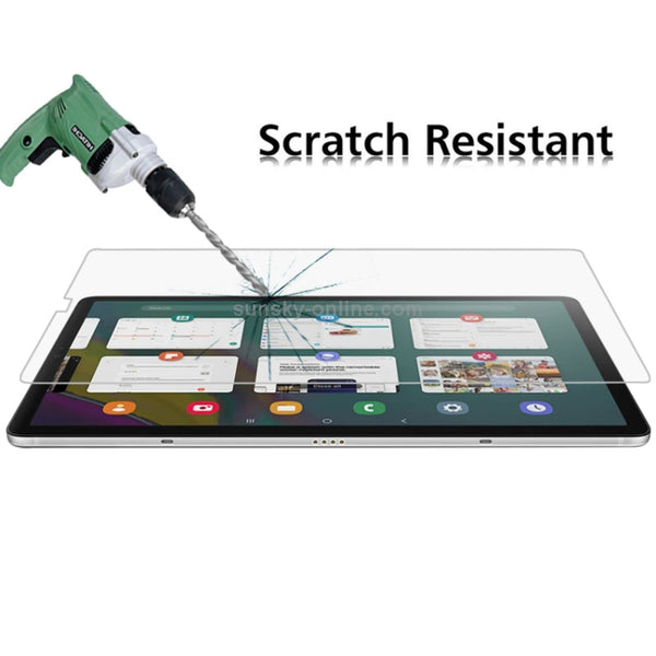 0.4mm 9H Surface Hardness Tempered Glass Film for Galaxy Tab S5e T720