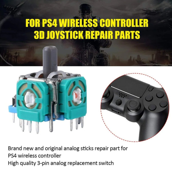 For PS4 Controller Analog 3D Joystick Stick