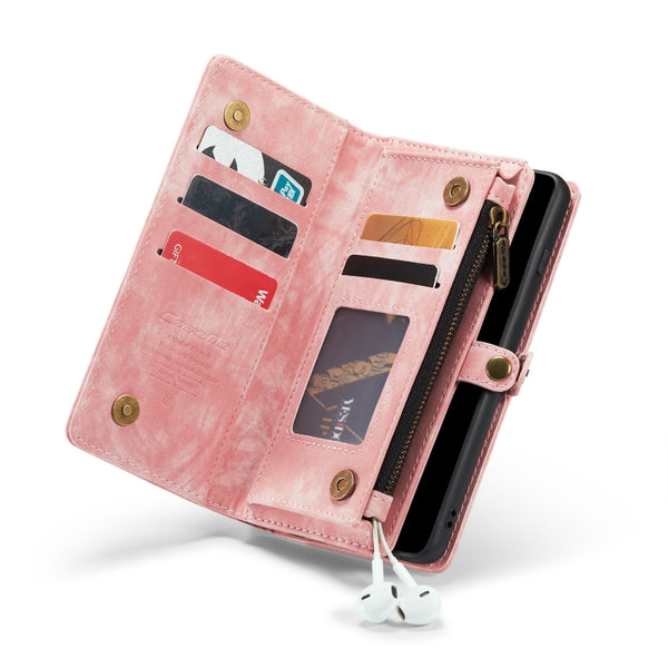 For Samsung Galaxy S10 CaseMe-008 Detachable Multifunctional Flip Leather Phone Case (Pink)