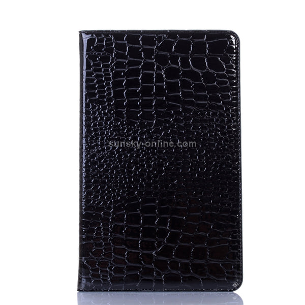 Crocodile Texture Horizontal Flip Leather Case for Galaxy Tab A 10.1 (2019) T510 T515, wit...(Black)