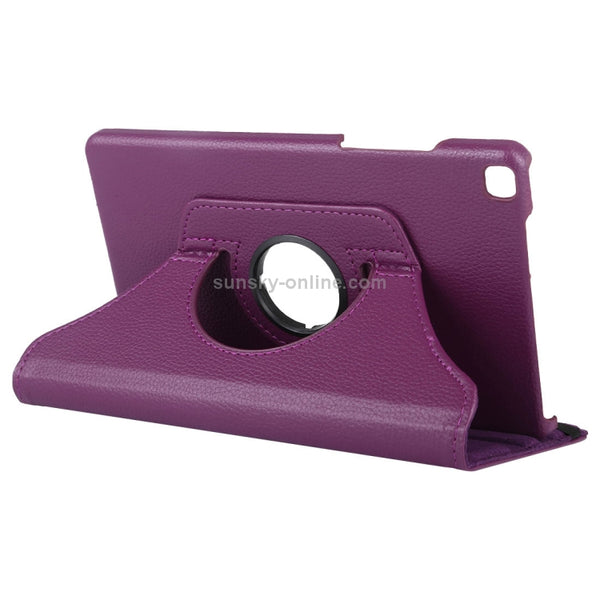 Litchi Texture Rotating ClassicBusiness Horizontal Flip Leather Case for Galaxy Tab A 8.0...(Purple)