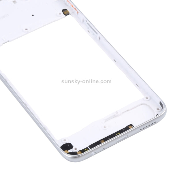 For Samsung Galaxy A22 5G Middle Frame Bezel Plate (White)