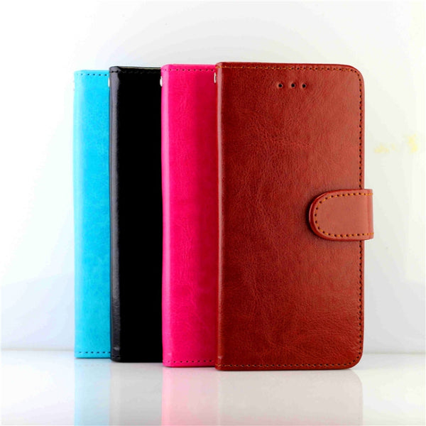 For iPhone 12 mini Crazy Horse Texture Leather Horizontal Flip Protective Case with Holder...(Brown)