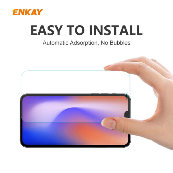 For iPhone 12 12 Pro ENKAY Hat-Prince 0.26mm 9H 2.5D Curved Edge Explosion-proof Tempered Glass F...