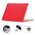 For MacBook Air 13.6 2022 A2681 EU Version ENKAY 3 in 1 Crystal Laptop Case with TPU Keyboar...(Red)