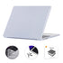 For MacBook Air 13.6 2022 A2681 EU Version ENKAY 3 in 1 Crystal Laptop Case with TPU...(Sierra Blue)