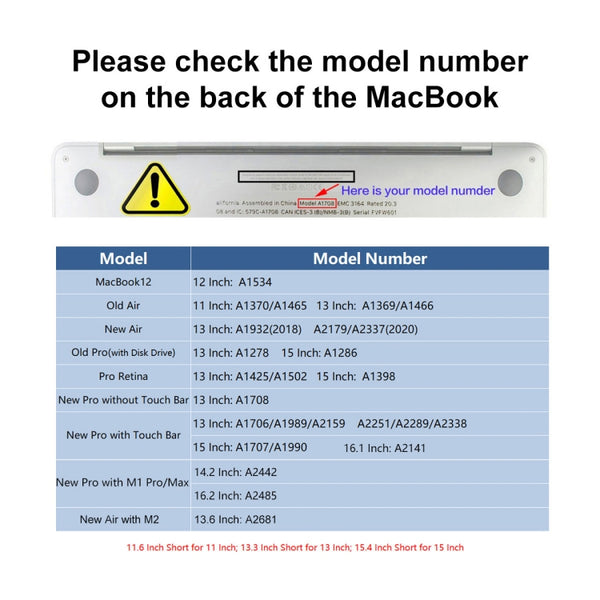For MacBook Air 13.6 2022 A2681 EU Version ENKAY 3 in 1 Crystal Laptop Case with TPU...(Sierra Blue)