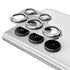 For Samsung Galaxy S22 Ultra ENKAY 9H Rear Camera Lens Aluminium Alloy Tempered Glass Film(Silver)