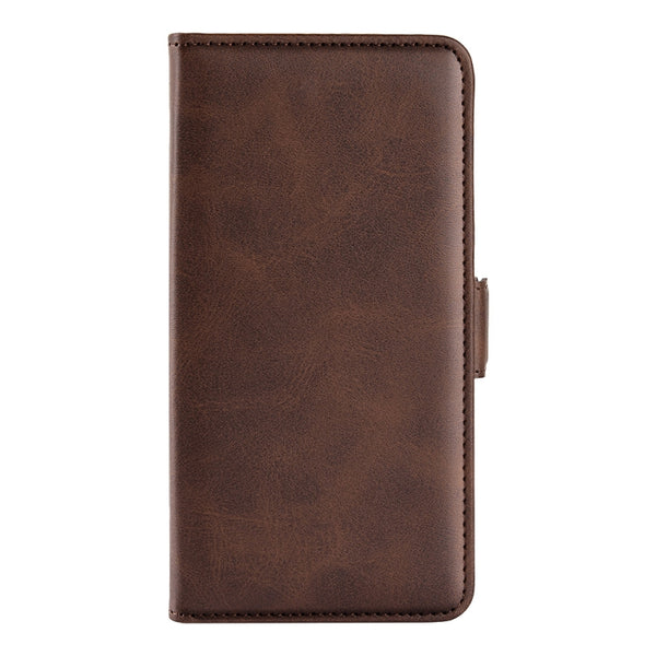 For Xiaomi Redmi Note 12 Pro 5G Global Dual-side Magnetic Buckle Horizontal Flip Leather P...(Brown)