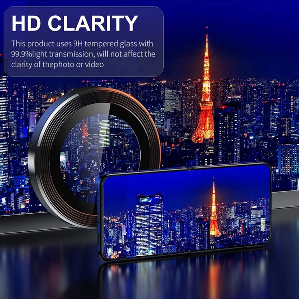 For Samsung Galaxy Z Flip4 W23 Flip ENKAY Hat-Prince 9H Rear Camera Lens Aluminium Alloy ...(Silver)