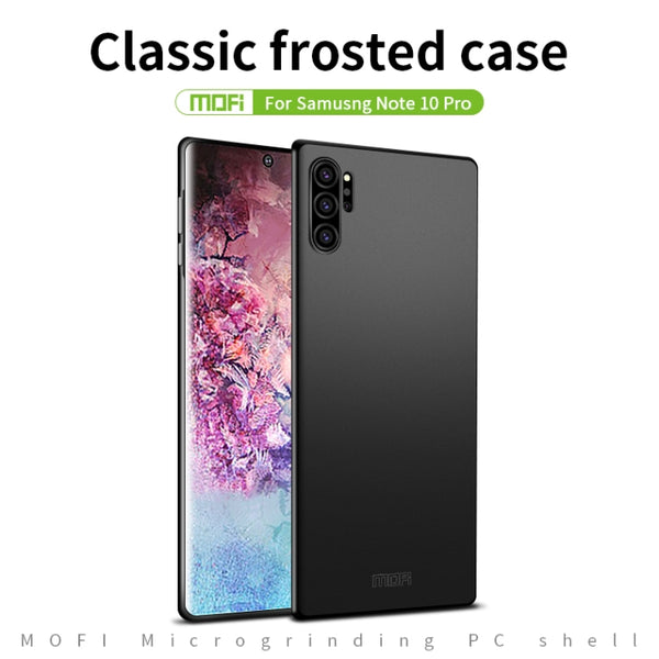 MOFI Frosted PC Ultra-thin Hard Case for Galaxy Note10 Pro(Black)