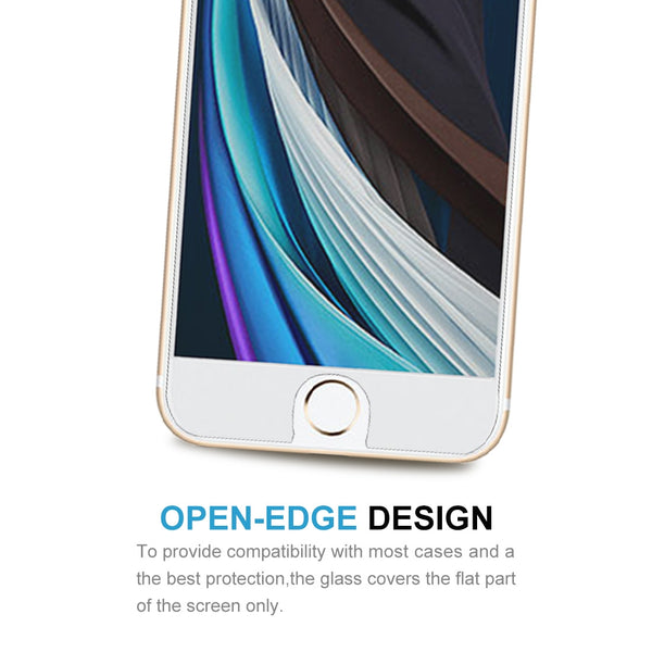 For iPhone SE 2022 SE 2020 Large Arc EdgeTempered Glass Film
