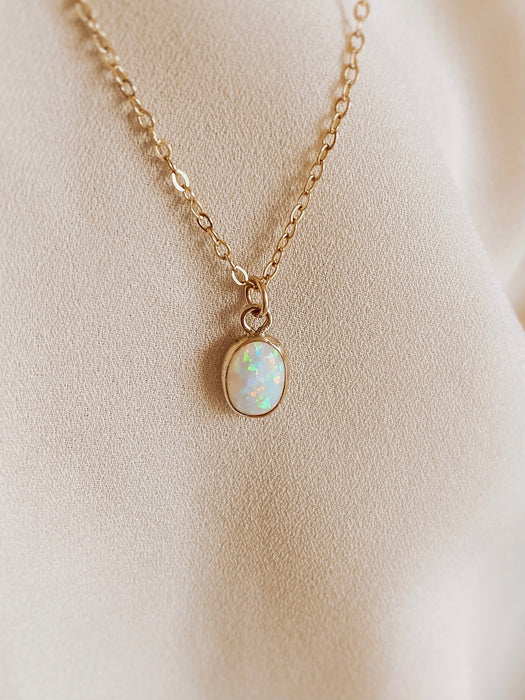 Solid White Opal Pendant | Opals Down Under