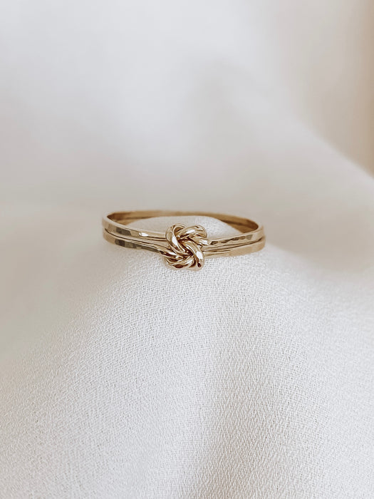 Double Love Knot Ring