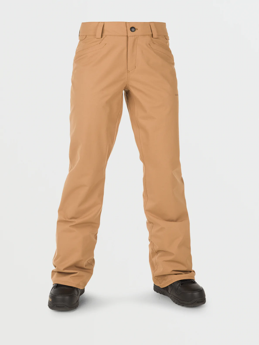 Womens Species Stretch Pants - Dark Khaki – Volcom US