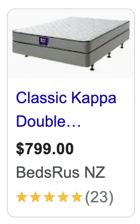 classic kappa double bed