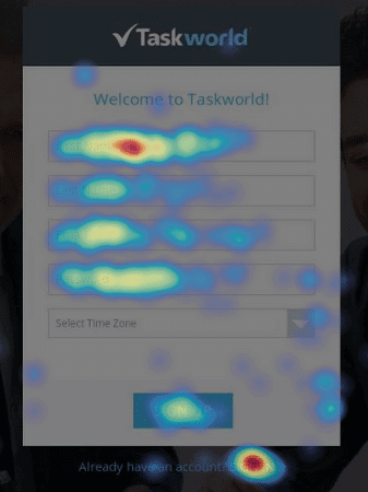 Taskword Heatmap