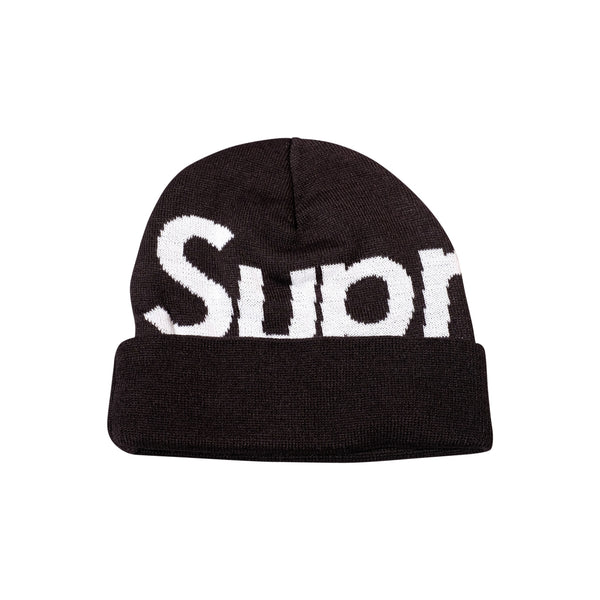 Supreme Big Logo Beanie Black/ White FW12 – RSRV