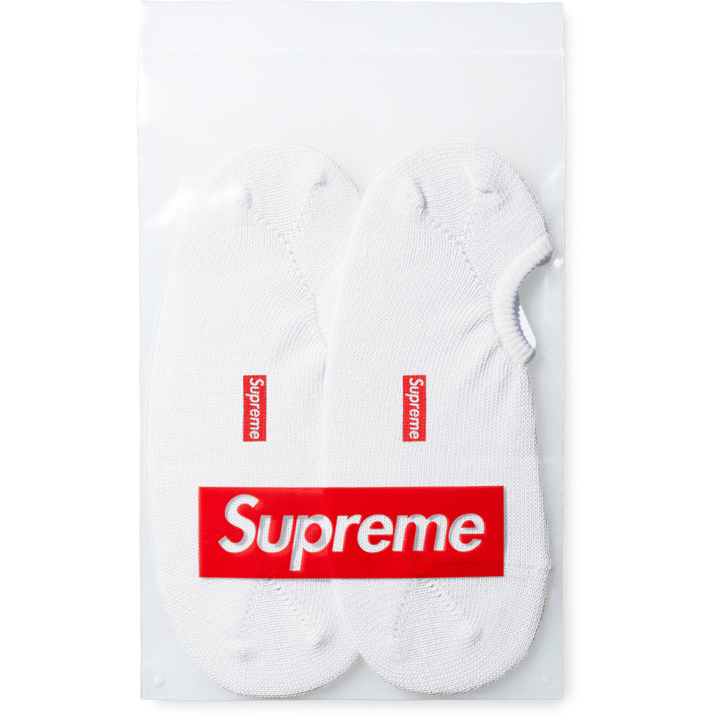 Supreme No Show Sock 2 Pack White SS15 – RSRV