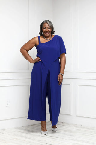 Plus Size Flared Jumpsuit 