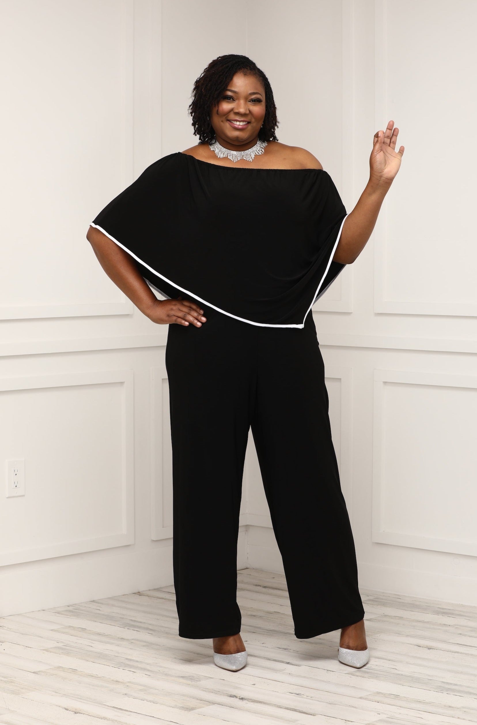 msk wide leg jumpsuit