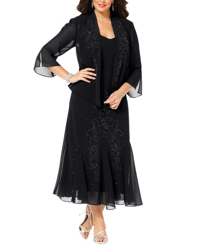 plus size jacket dresses for mother of the bride