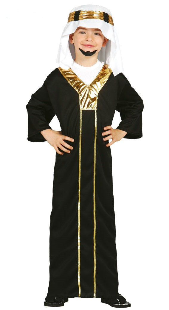 Costume Bambino Genio Lampada Aladino Principe Arabo Tg 3/12A – Universo In  Festa