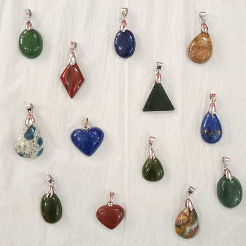 Natural Stones, Semi-precious Stones, Lapis, Nephrite, Agate