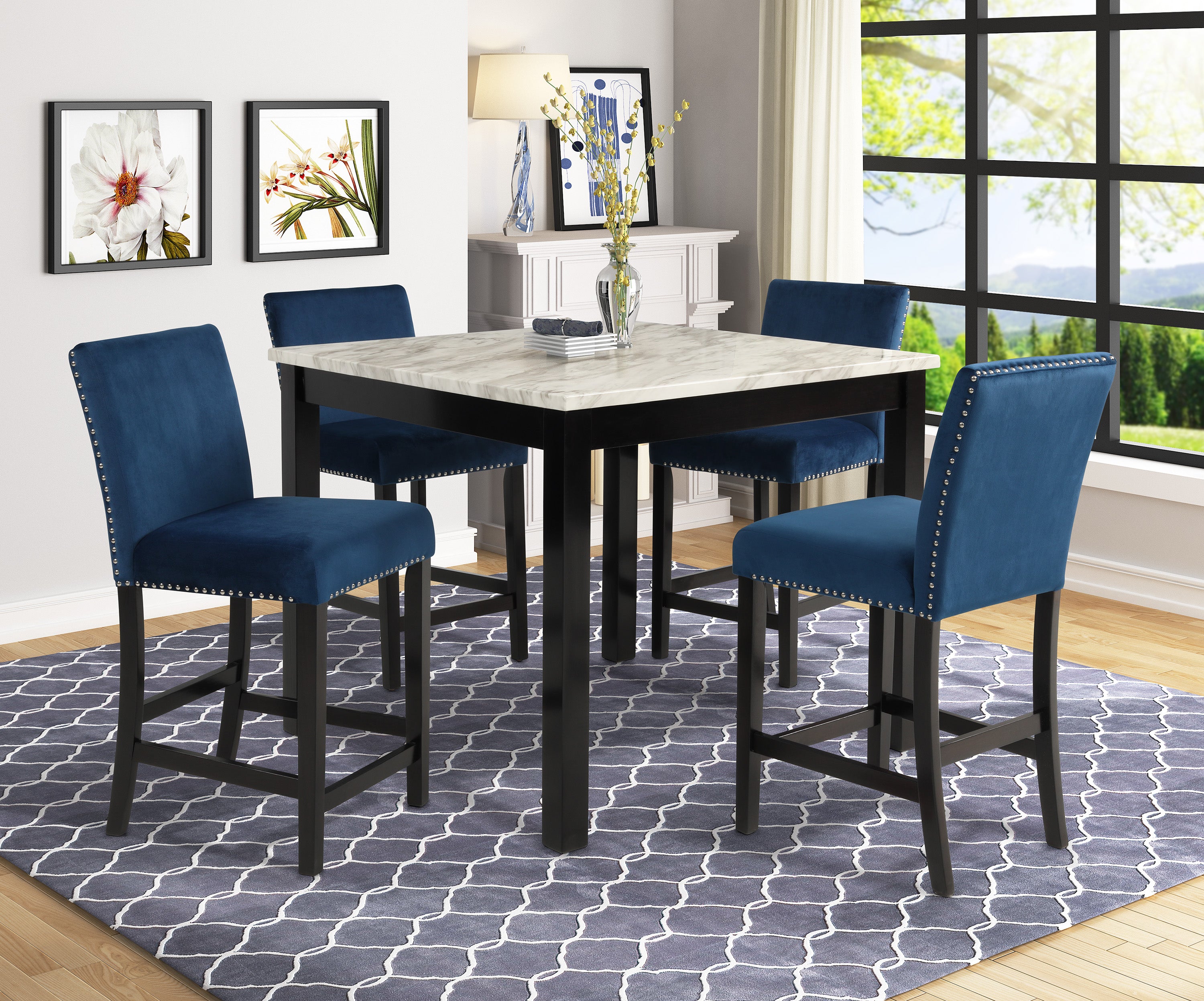 LENNON 5-Pack Contrasting HT Set in Royal Blue