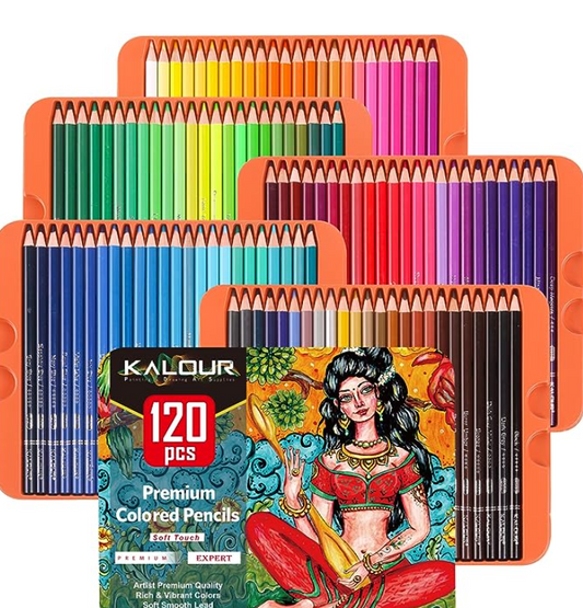 KALOUR520 color oil-based colored pencils gift box set art drawing