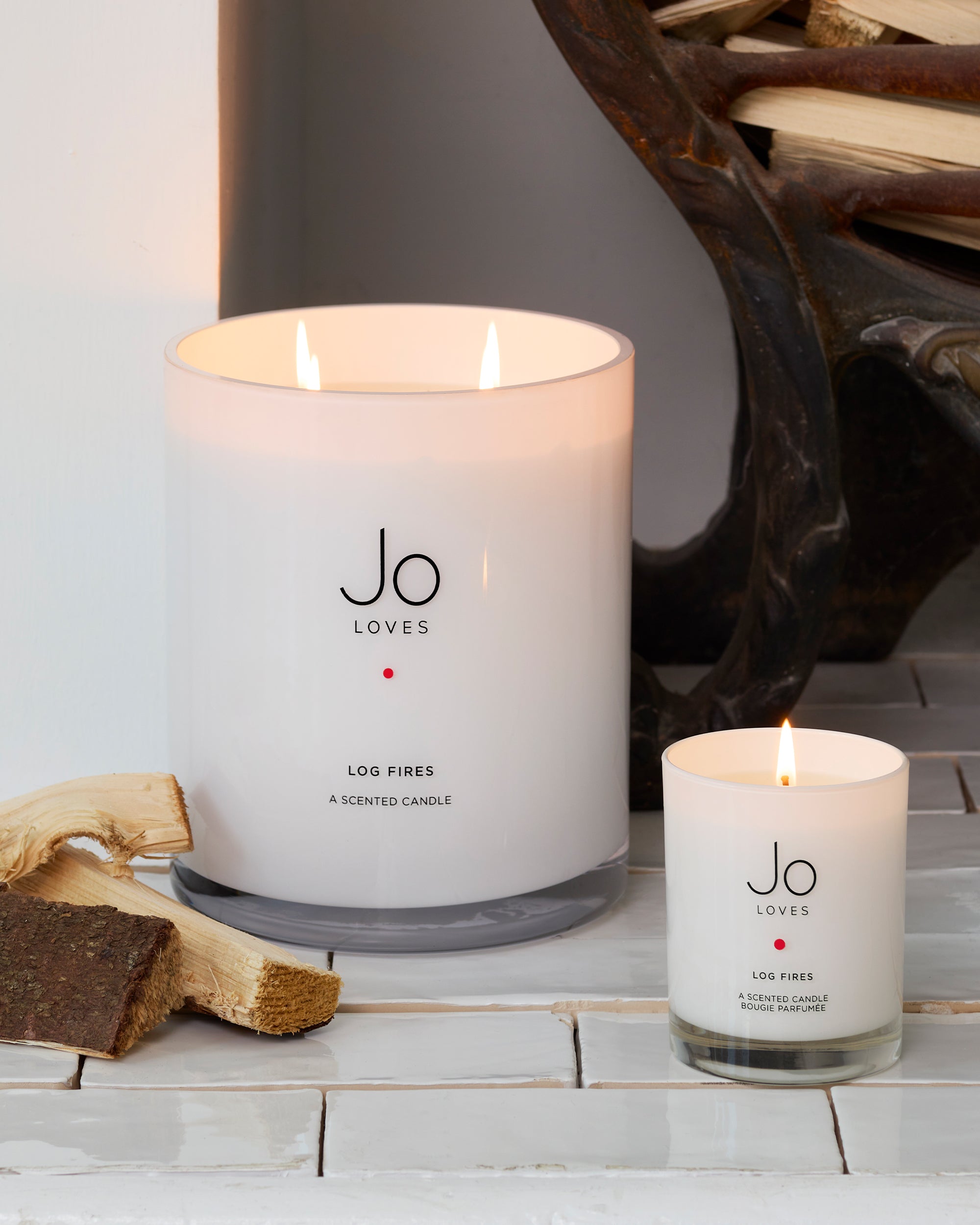 Log Fires - A Luxury Candle | Jo Loves