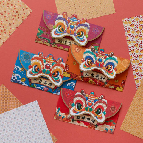 Dragon chinese money envelopes