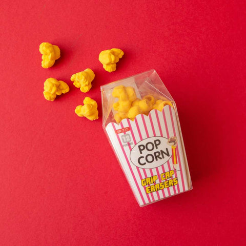 Popcorn Grip Cap Erasers Circus After Dark