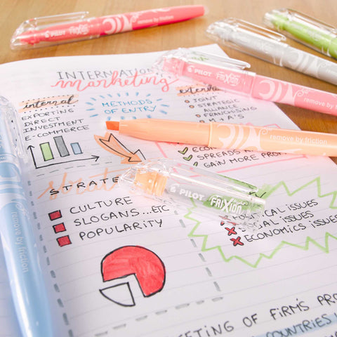 Erasable Highlighters from Pilot