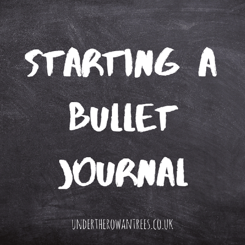 Starting A Bullet Journal