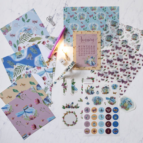 Illuminate stationery box