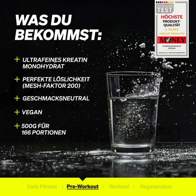 Kreatin Monohydrat Pulver