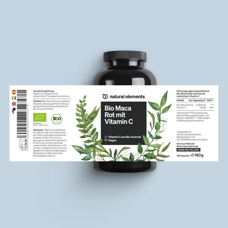 Bio Maca Rot Kapseln