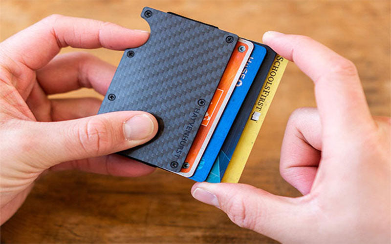 carbon fibre wallet